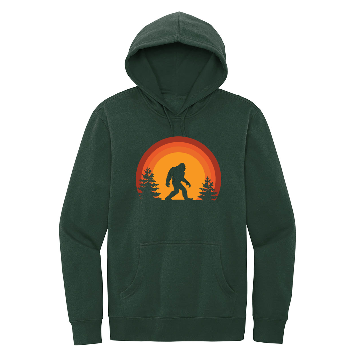 Sasquatch at Sunset - Hooded Sweatshirt – Wears The Mountain