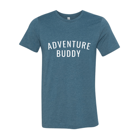 Adventure Buddy - Unisex Jersey T - Wears The MountainT-ShirtsPrint Melon Inc.