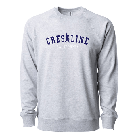 Lake Gregory/Crestline College Sasquatch - Lightweight Crewneck Sweatshirt - Wears The MountainSweaters/HoodiesPrint Melon Inc.