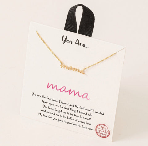 Mama - Necklace -  - Wears The Mountain