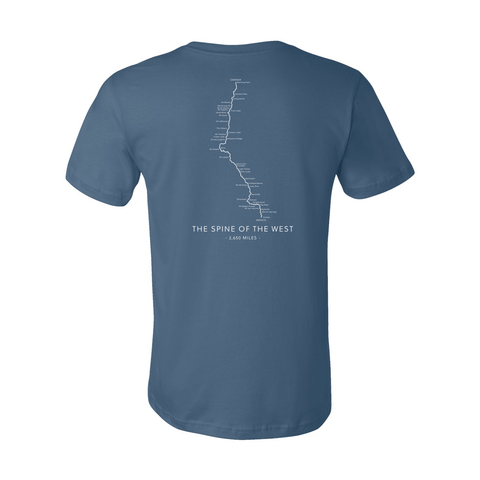 PCT: Spine of the West - Unisex Jersey T - Wears The MountainT-ShirtsPrint Melon Inc.