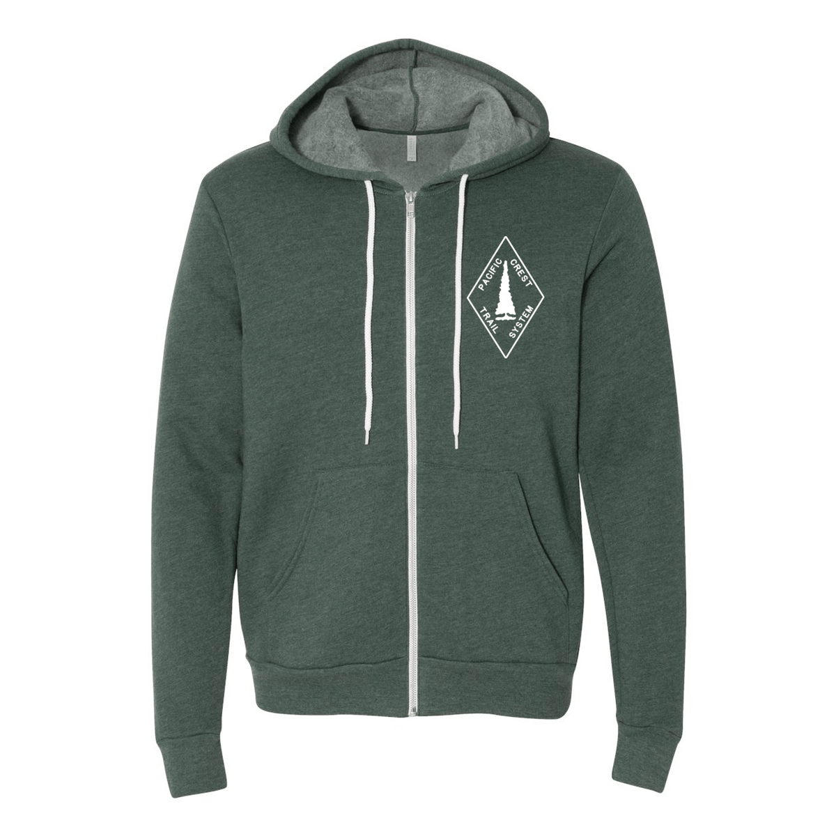 PCT Pacific Crest Trail Trail Marker - Zip up Hoodie – Wears The 
