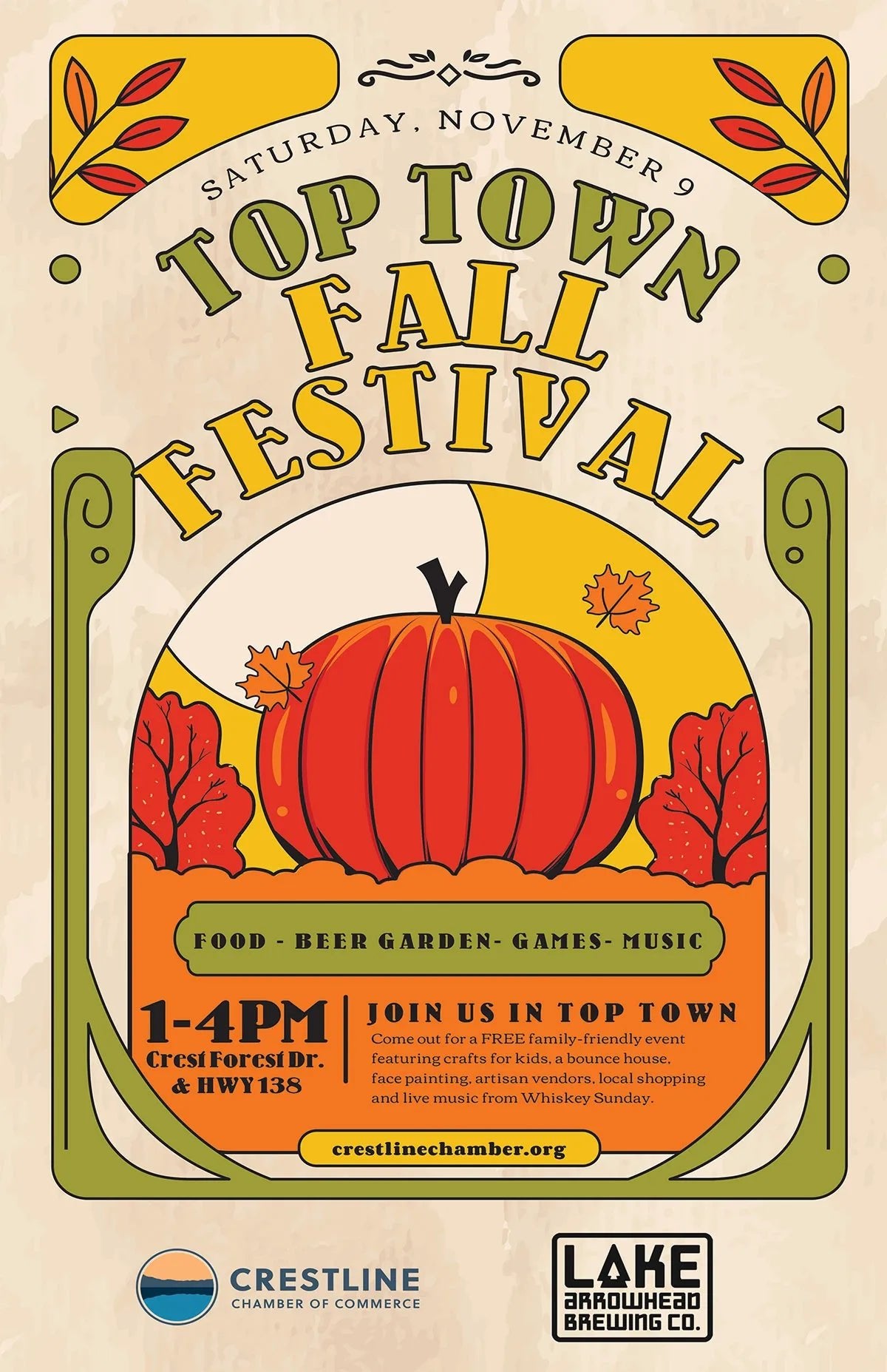Top Town Fall Festival: Food, Fun &amp; Mountain Style — November 8th!