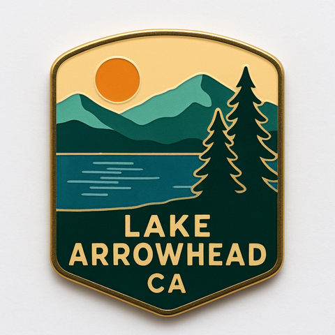 Lake Arrowhead - Enamel Pin