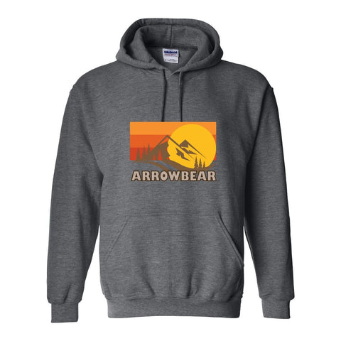 Arrowbear Fall Sunset - Hooded Sweatshirt - Wears The MountainSweaters/HoodiesPrint Melon Inc.