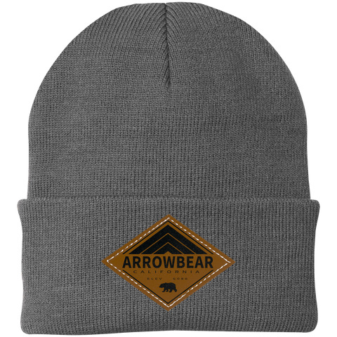 Arrowbear Retro Diamond - Patch Beanie - Wears The MountainHatsCustomCat
