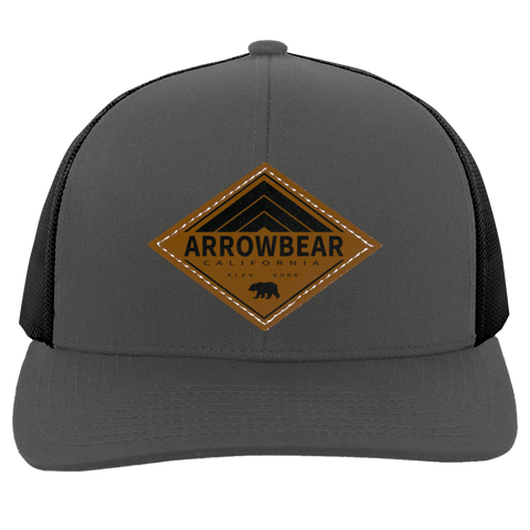 Arrowbear Retro Diamond - Patch Trucker Hat - Wears The MountainTrucker HatsCustomCat