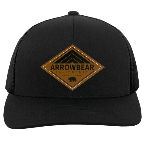 Arrowbear Retro Diamond - Patch Trucker Hat - Wears The MountainTrucker HatsCustomCat