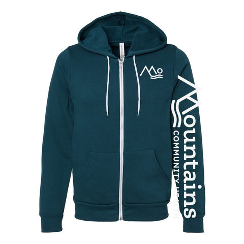Mountains Community Health Moving Mountains - Zip-up Hoodie