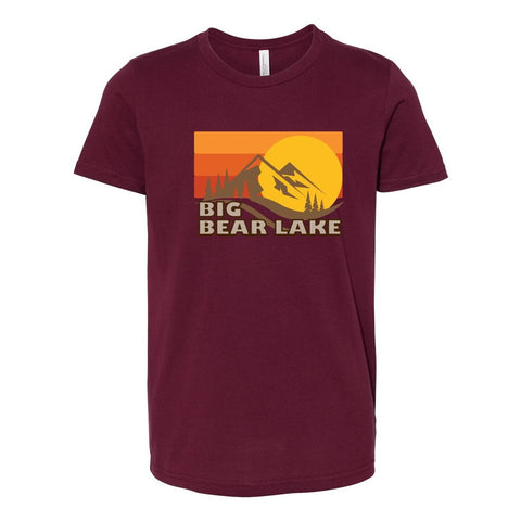 Big Bear Lake Fall Sunset - Youth Jersey T - Wears The MountainT-ShirtsPrint Melon Inc.