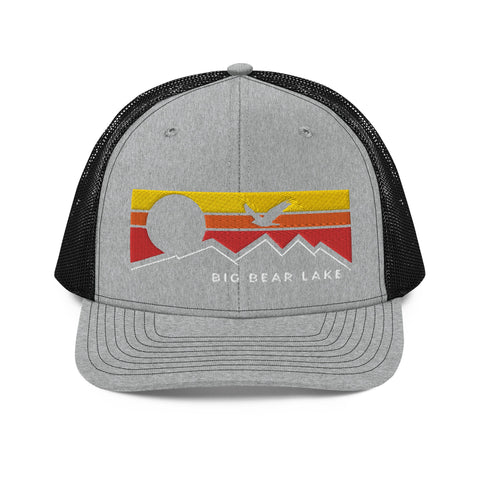 Big Bear Lake Flying Sunset - Trucker Hat - Wears The MountainWears The Mountain