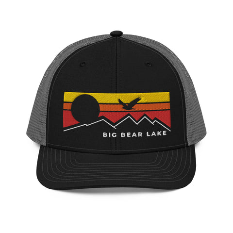 Big Bear Lake Flying Sunset - Trucker Hat - Wears The MountainWears The Mountain