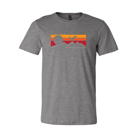 Big Bear Lake Flying Sunset - Unisex Jersey T - Wears The MountainT-ShirtsPrint Melon Inc.