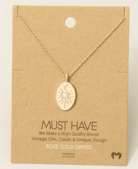 Celestial Moon Pendant - Necklace - Wears The MountainWears The Mountain