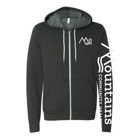 Mountains Community Health Moving Mountains - Zip up Hoodie