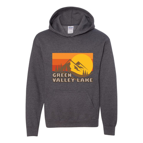 Green Valley Lake Fall Sunset - Youth Hoodie - Wears The MountainSweaters/HoodiesPrint Melon Inc.
