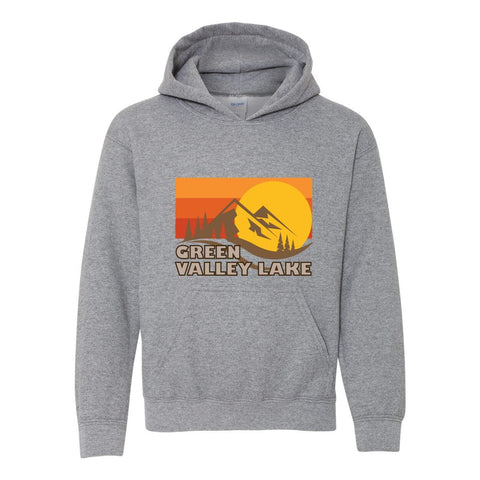Green Valley Lake Fall Sunset - Youth Hoodie - Wears The MountainSweaters/HoodiesPrint Melon Inc.