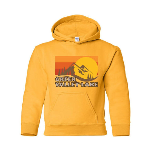 Green Valley Lake Fall Sunset - Youth Hoodie - Wears The MountainSweaters/HoodiesPrint Melon Inc.