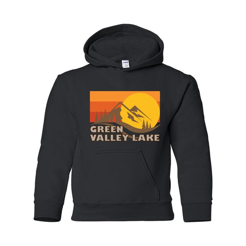 Green Valley Lake Fall Sunset - Youth Hoodie - Wears The MountainSweaters/HoodiesPrint Melon Inc.