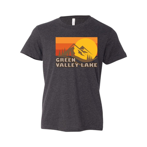Green Valley Lake Fall Sunset - Youth Jersey T - Wears The MountainT-ShirtsPrint Melon Inc.
