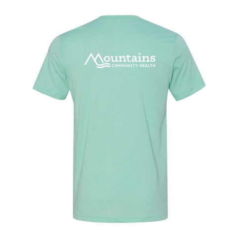 Mountains Community Hospital NEW - Premium Unisex T (White Logo)