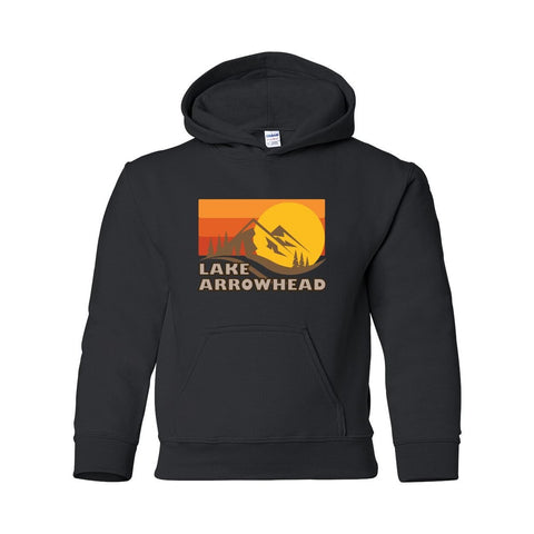 Lake Arrowhead Fall Sunset - Youth Hoodie - Wears The MountainSweaters/HoodiesPrint Melon Inc.