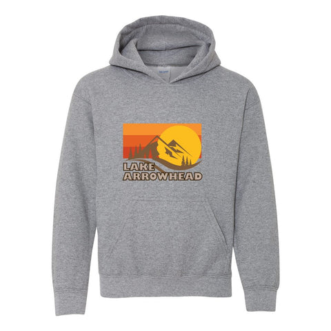 Lake Arrowhead Fall Sunset - Youth Hoodie - Wears The MountainSweaters/HoodiesPrint Melon Inc.