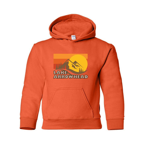 Lake Arrowhead Fall Sunset - Youth Hoodie - Wears The MountainSweaters/HoodiesPrint Melon Inc.