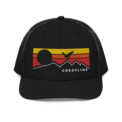 Lake Gregory/Crestline Flying Sunset - Trucker Hat - Wears The MountainWears The Mountain