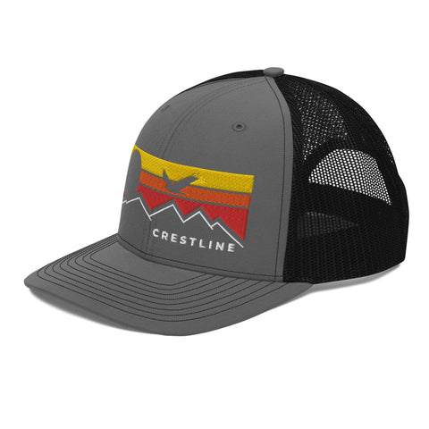 Lake Gregory/Crestline Flying Sunset - Trucker Hat - Wears The MountainWears The Mountain