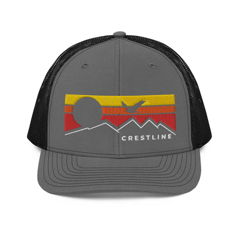 Lake Gregory/Crestline Flying Sunset - Trucker Hat - Wears The MountainWears The Mountain