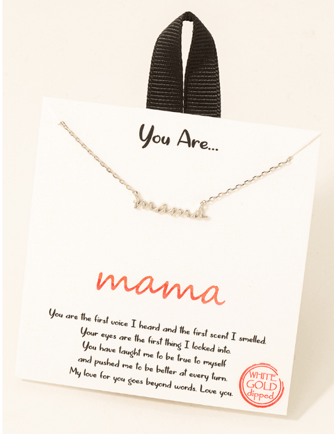 Mama - Necklace - Wears The MountainWears The Mountain