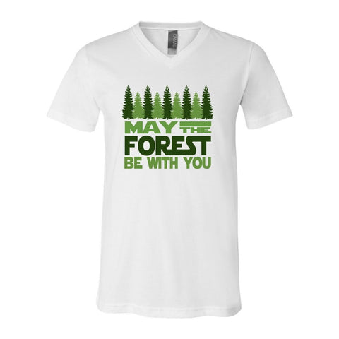 May the Forest be with You - Men's Jersey V Tee - Wears The MountainT-ShirtsPrint Melon Inc.