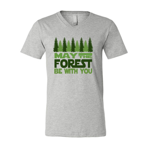 May the Forest be with You - Men's Jersey V Tee - Wears The MountainT-ShirtsPrint Melon Inc.