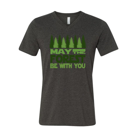 May the Forest be with You - Men's Jersey V Tee - Wears The MountainT-ShirtsPrint Melon Inc.