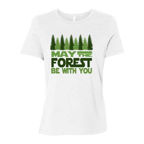 May the Forest Be With You - Women's Relaxed Fit T - Wears The MountainT-ShirtsPrint Melon Inc.