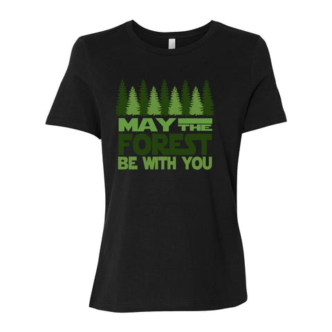May the Forest Be With You - Women's Relaxed Fit T - Wears The MountainT-ShirtsPrint Melon Inc.