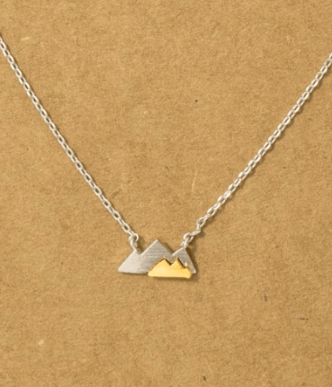 Mini Mountain Pendant - Necklace - Wears The MountainWears The Mountain