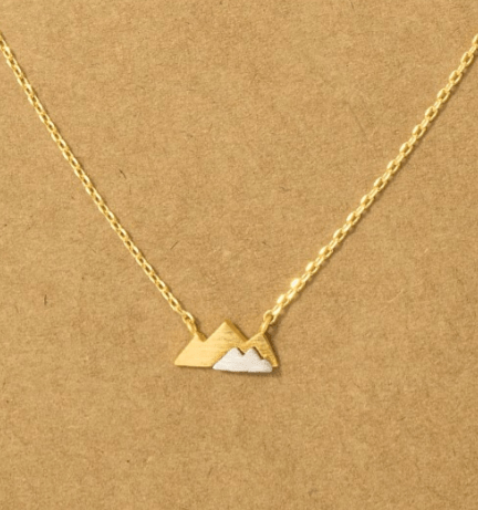 Mini Mountain Pendant - Necklace - Wears The MountainWears The Mountain