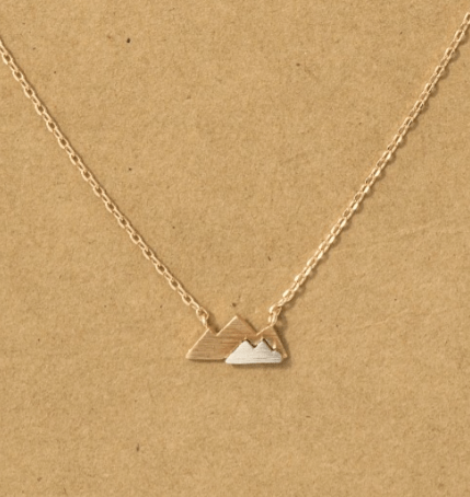 Mini Mountain Pendant - Necklace - Wears The MountainWears The Mountain