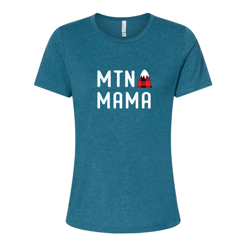 Mtn Mama - Women's Relaxed Fit T - Wears The MountainT-ShirtsPrint Melon Inc.