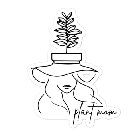 Plant Mom - Sticker - Wears The MountainWears The Mountain