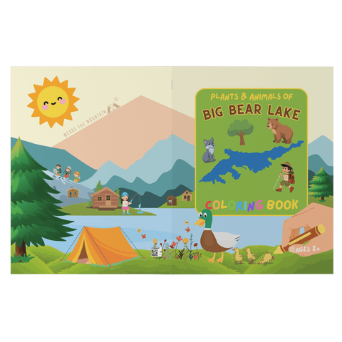 Plants and Animals of Big Bear Lake - Coloring Book (Ages 2+) - Wears The MountainBooksteelaunch
