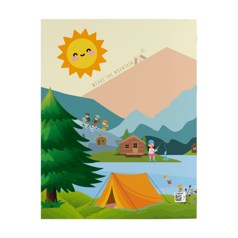 Plants and Animals of Green Valley Lake - Coloring Book (Ages 2+) - Wears The MountainBooksteelaunch