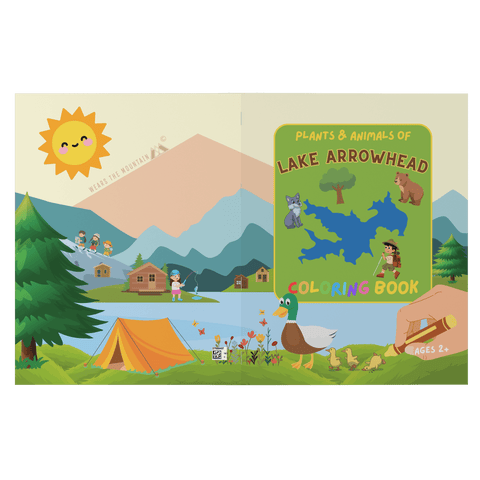 Plants and Animals of Lake Arrowhead - Coloring Book (Ages 2+) - Wears The MountainBooksteelaunch