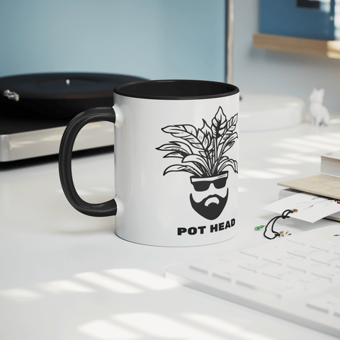 Pot Head - Accent Coffee Mug - Wears The MountainCoffee Mugsteelaunch