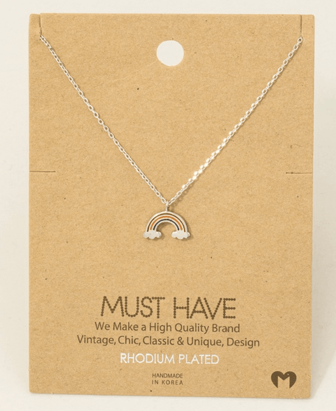 Rainbow Pendant - Necklace - Wears The MountainWears The Mountain