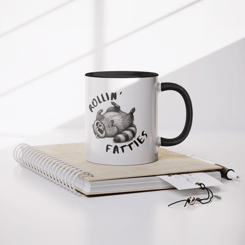 Rollin Fatties - Accent Coffee Mug - Wears The MountainCoffee Mugsteelaunch