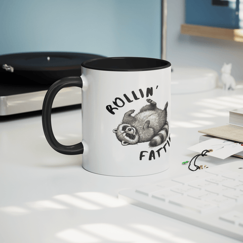Rollin Fatties - Accent Coffee Mug - Wears The MountainCoffee Mugsteelaunch