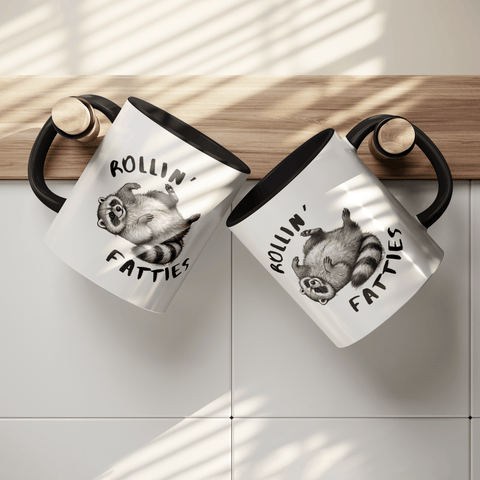 Rollin Fatties - Accent Coffee Mug - Wears The MountainCoffee Mugsteelaunch